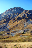 Le Mont Charvin, en haut du col de l'Arpettaz