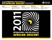 Page d'accueil : année internationale des personnes d'ascendance africaine